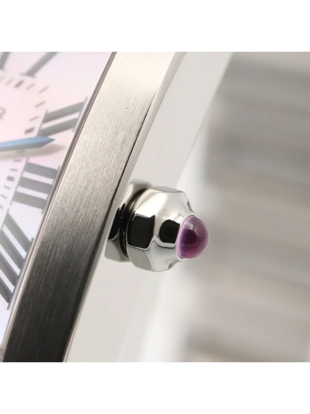 Cartier Watch Tank Francaise SM Pink Shell Stainless Steel